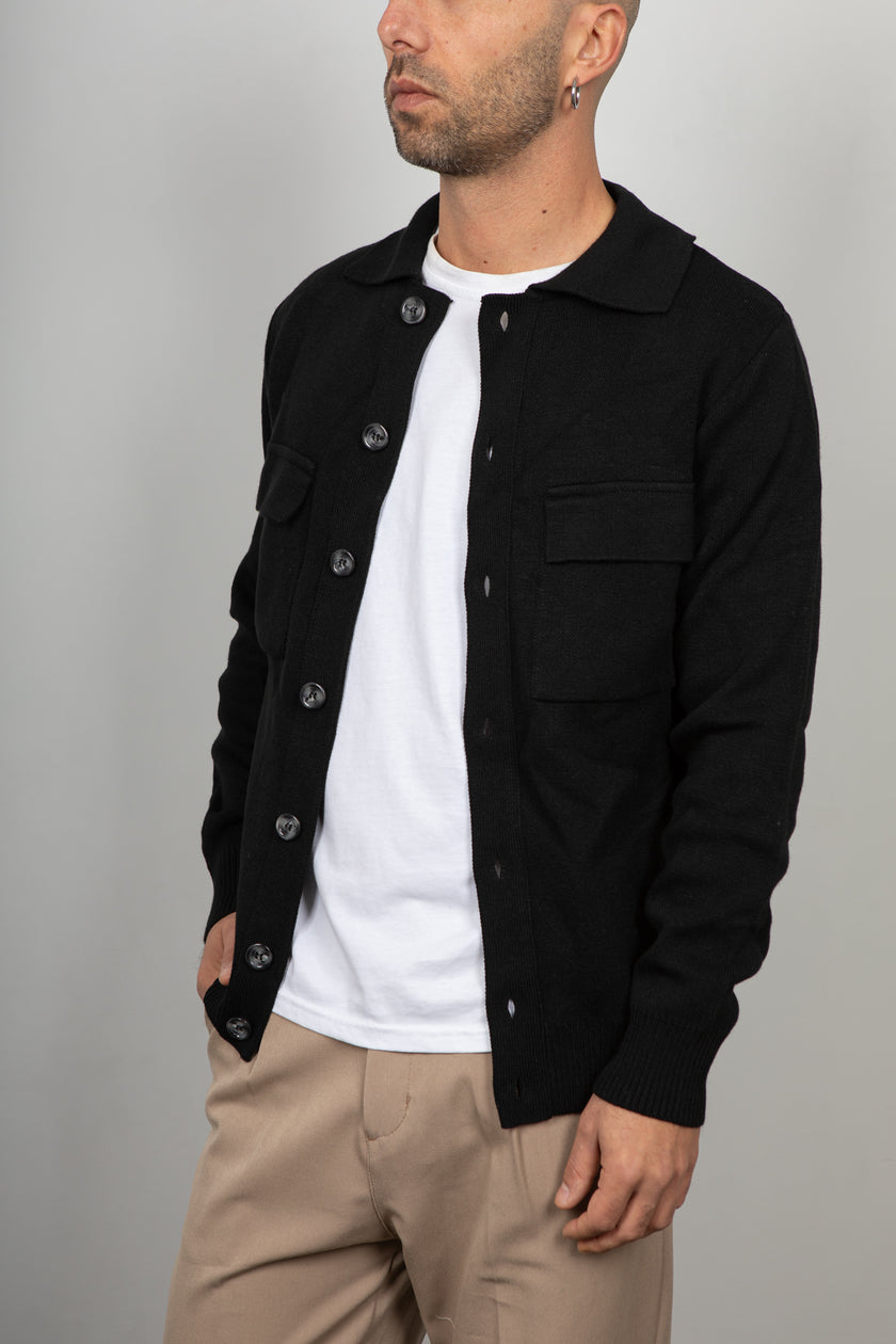 Cardigan TELAMIRA-GA400 NERO