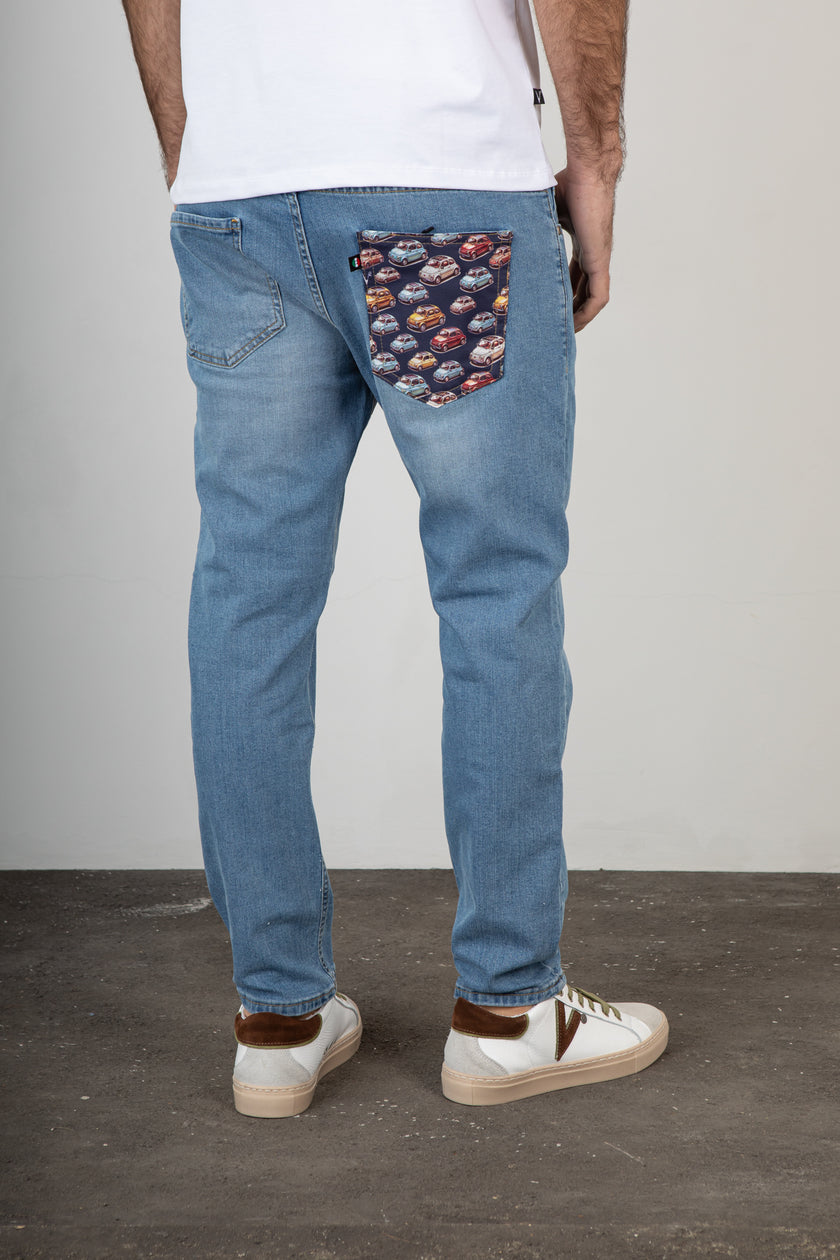 Jeans con patch V2 - JUNYAZ