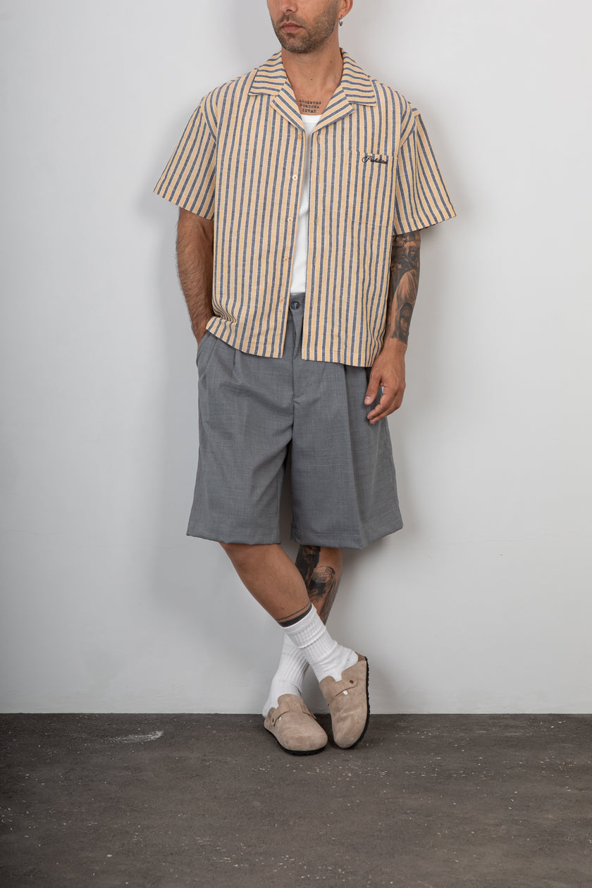 Camicia Mezza Manica PROHIBITED-1280110 YELLOW