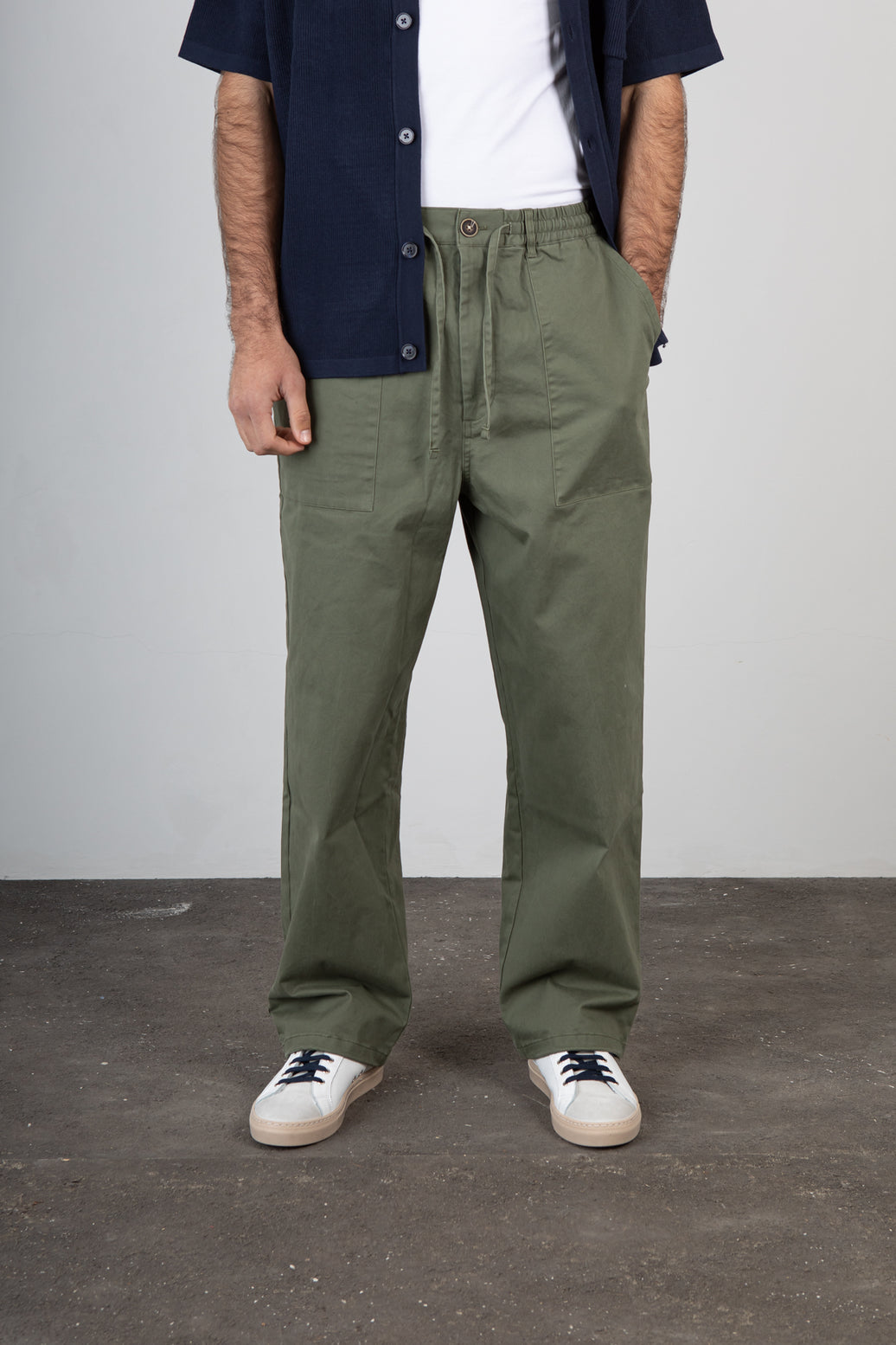 Pantalone fatigue ANERKJENDT - 901512 OLIVINE