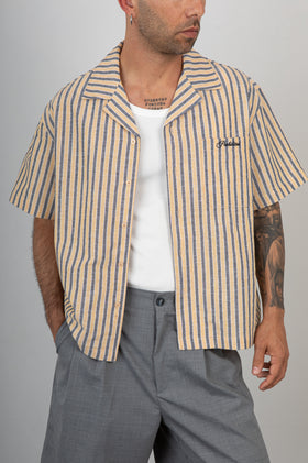 Camicia Mezza Manica PROHIBITED-1280110 YELLOW