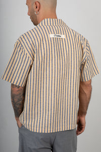 Camicia Mezza Manica PROHIBITED-1280110 YELLOW