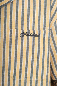 Camicia Mezza Manica PROHIBITED-1280110 YELLOW