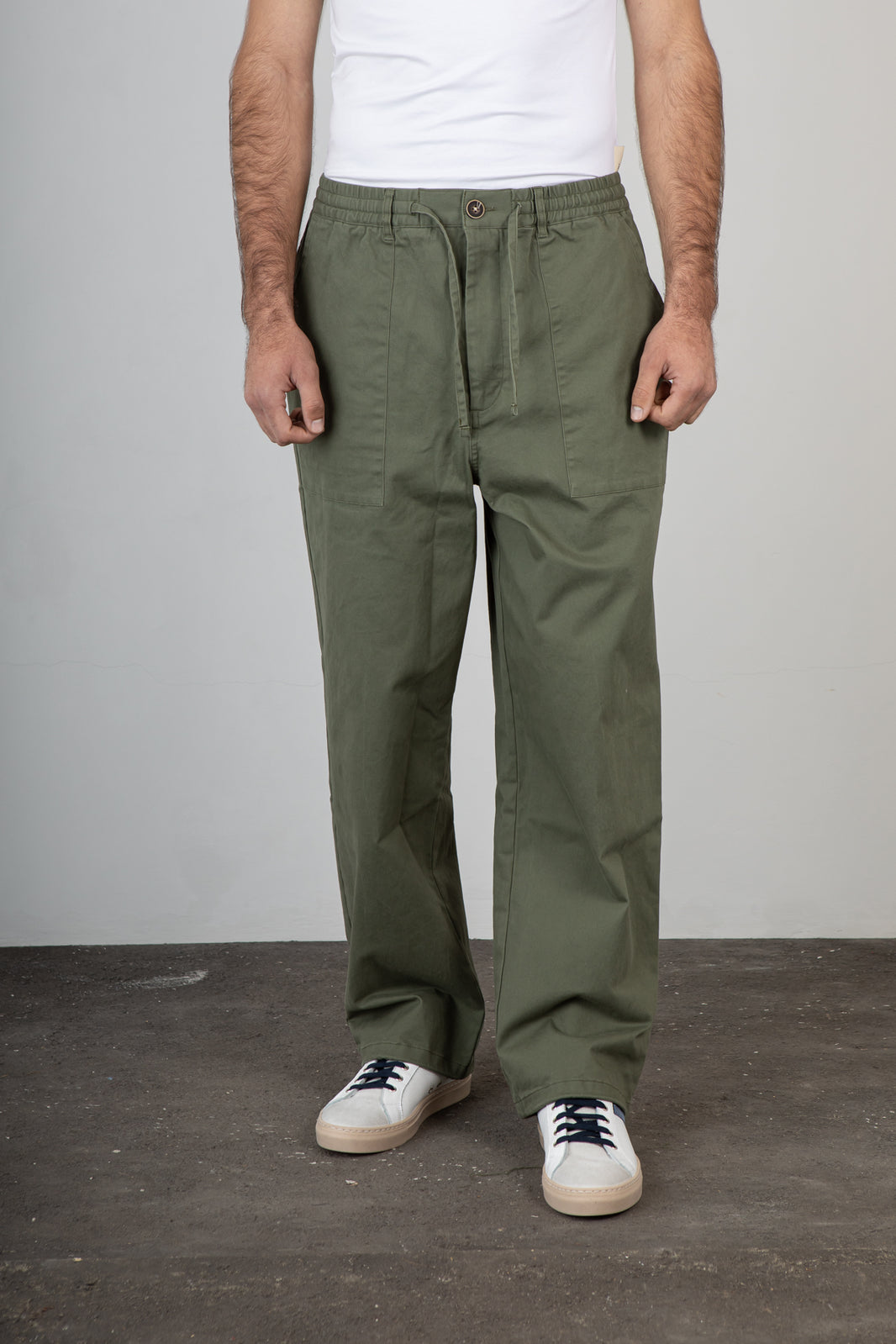 Pantalone fatigue ANERKJENDT - 901512 OLIVINE