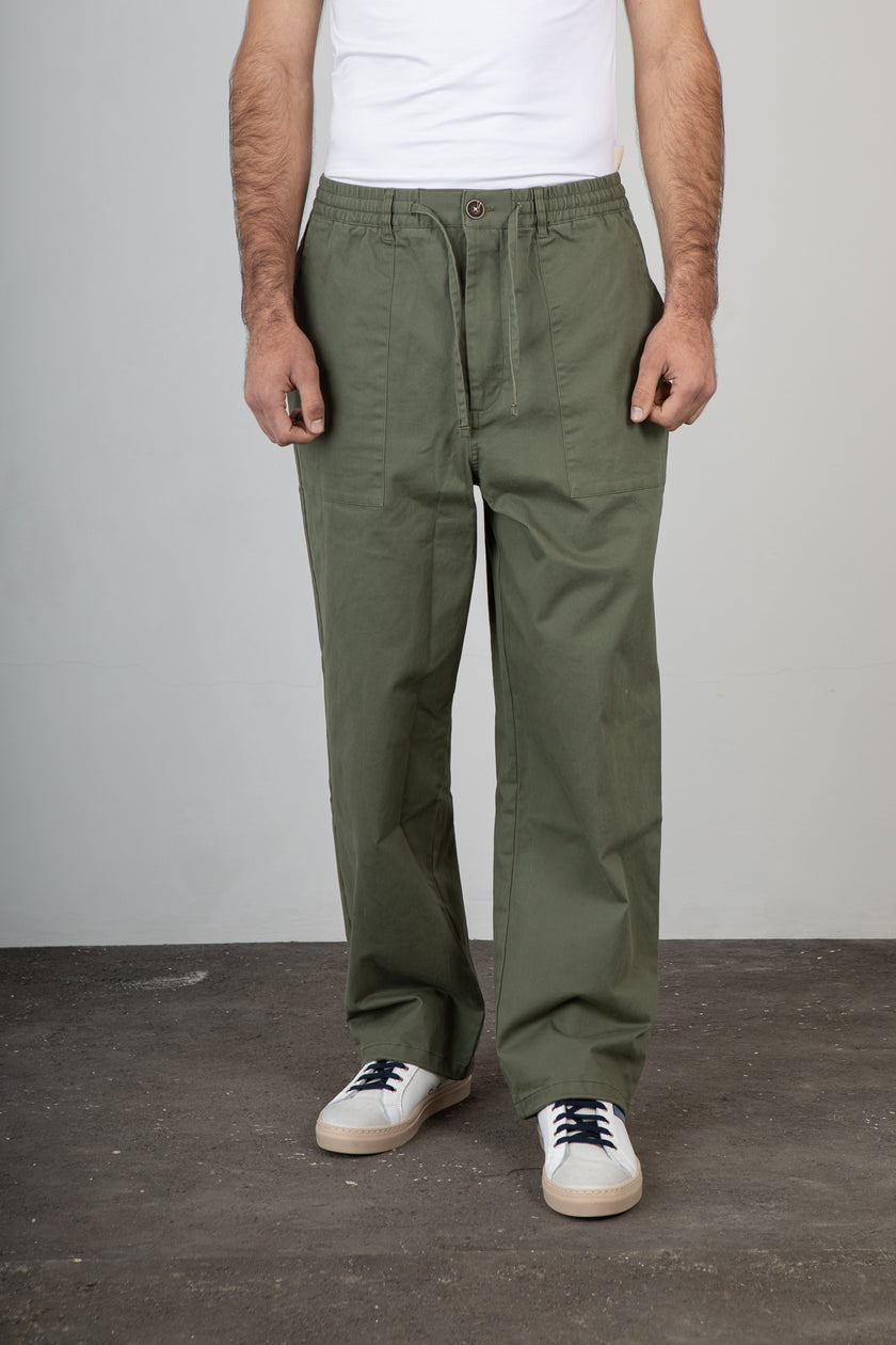 Pantalone fatigue ANERKJENDT - 901512 OLIVINE
