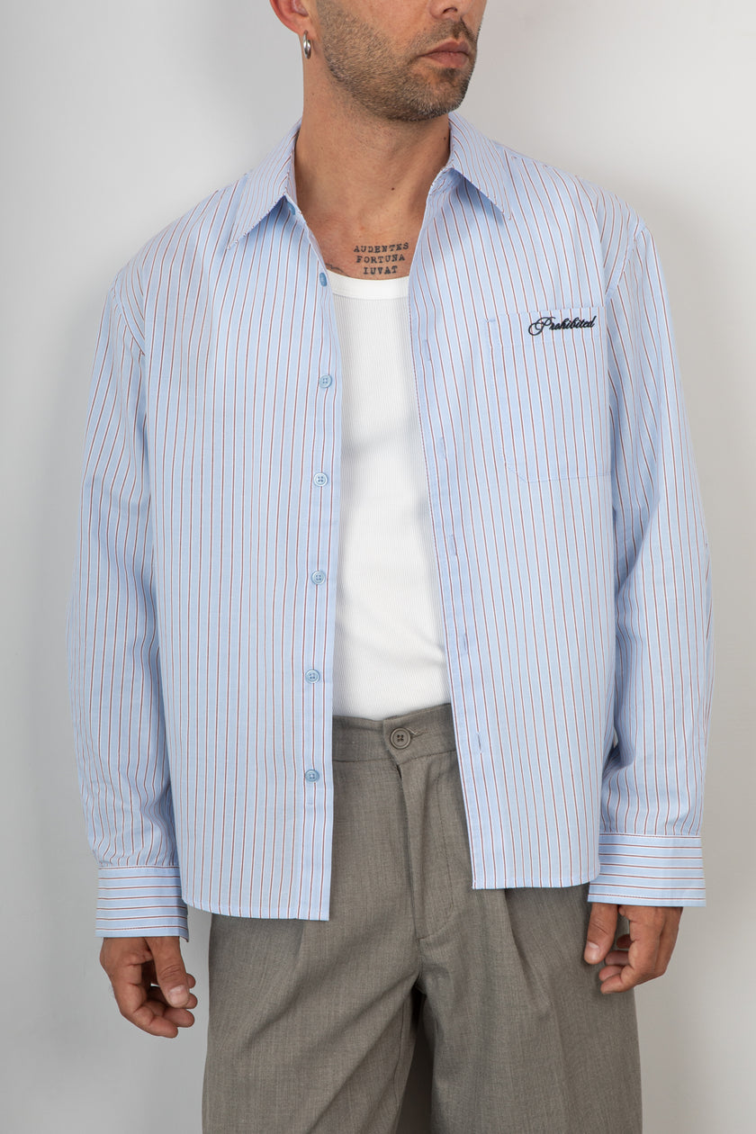 Camicia  PROHIBITED-1040110 LIGHT BLUE