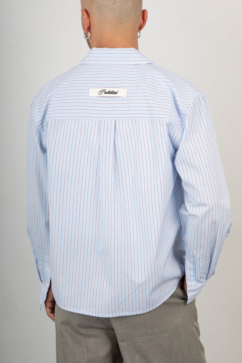 Camicia  PROHIBITED-1040110 LIGHT BLUE