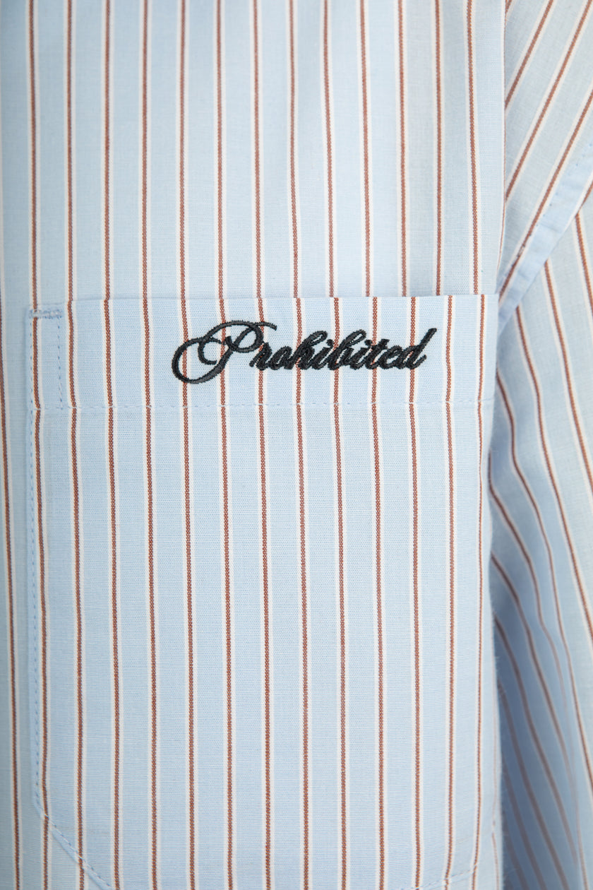 Camicia  PROHIBITED-1040110 LIGHT BLUE
