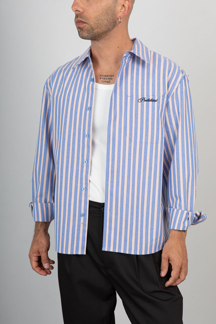 Camicia  PROHIBITED-1040110 BLUE