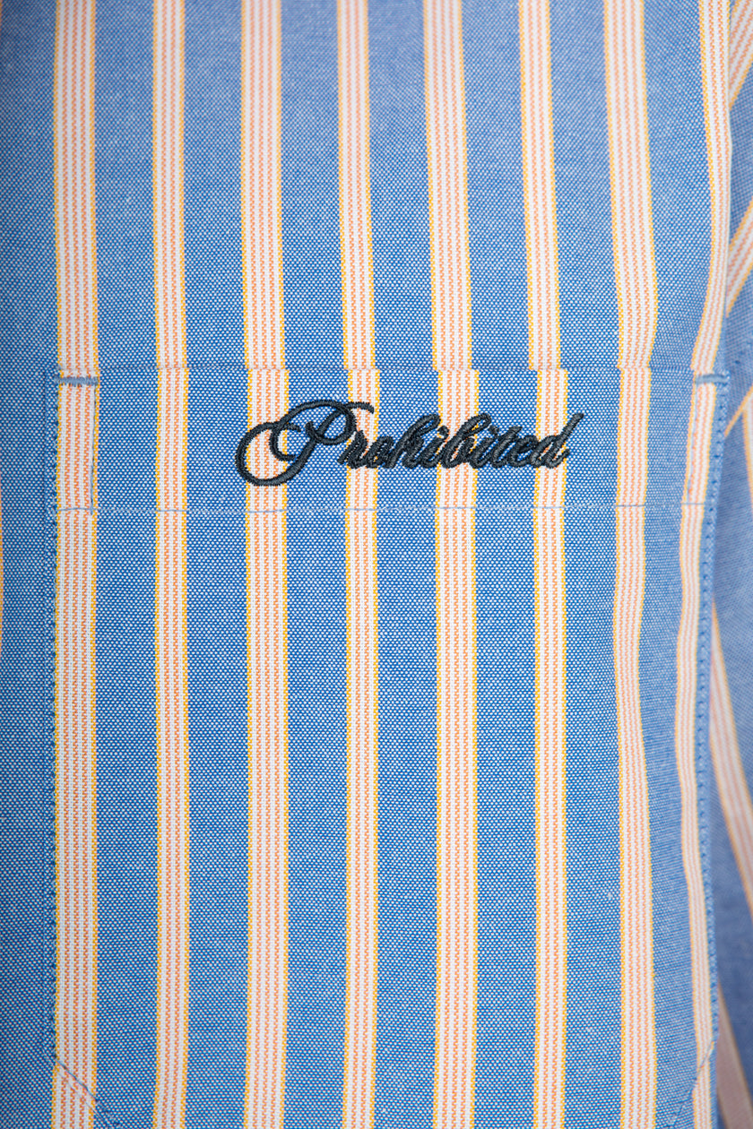 Camicia  PROHIBITED-1040110 BLUE