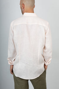 Camicia lino GIANNI LUPO - GL7619S ROSA