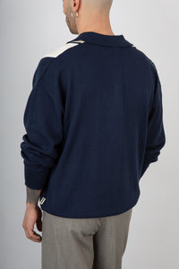 Polo manica lunga WOODBIRD - 2616-803 DARK NAVY