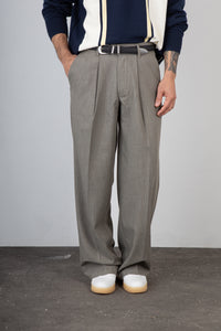 Pantalone palazzo WOODBIRD - 2616-200 SAND MELANGE