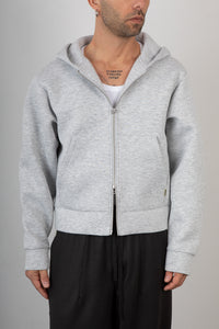 Felpa scuba WOODBIRD - 2616-610 LIGHT GREY MELANGE