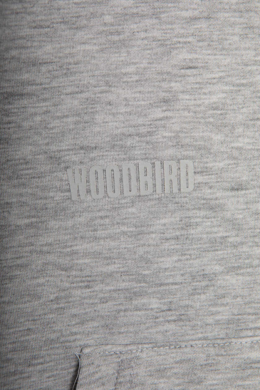 Felpa scuba WOODBIRD - 2616-610 LIGHT GREY MELANGE