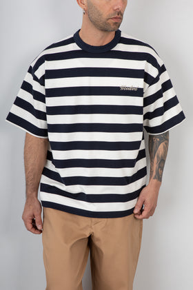 T-shirt WOODBIRD - 2616-408 DARK NAVY