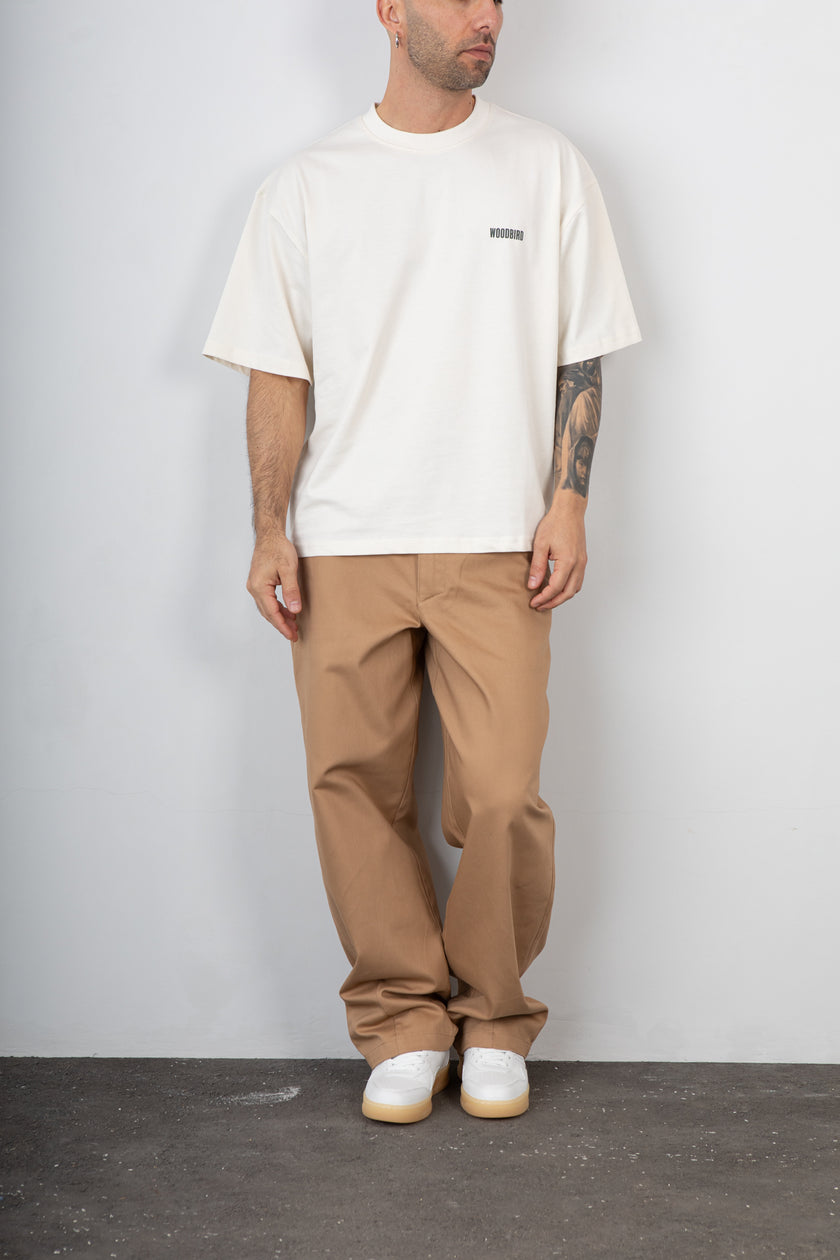 T-shirt WOODBIRD - 2616-404 OFF WHITE