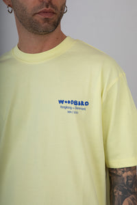 T-shirt WOODBIRD - 2616-402 WAX YELLOW