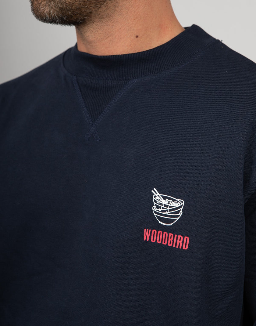 Felpa WOODBIRD-DARK NAVY 2546-608