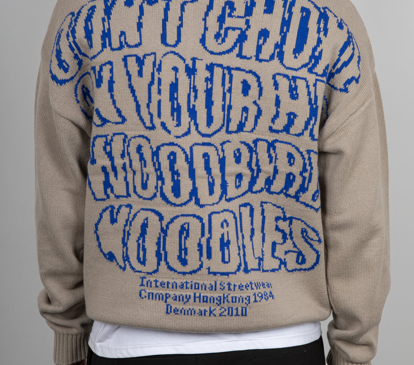 Maglione Jacquard WOODBIRD - STONE 2546-811