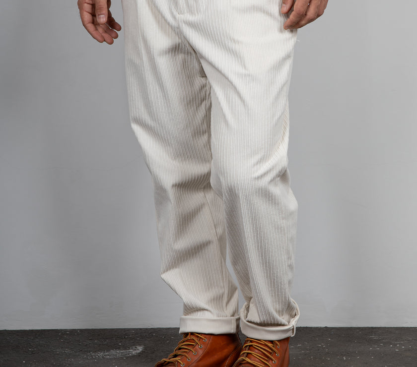 Pantalone in velluto rocciatore SQUAD2 - PANNA MILO