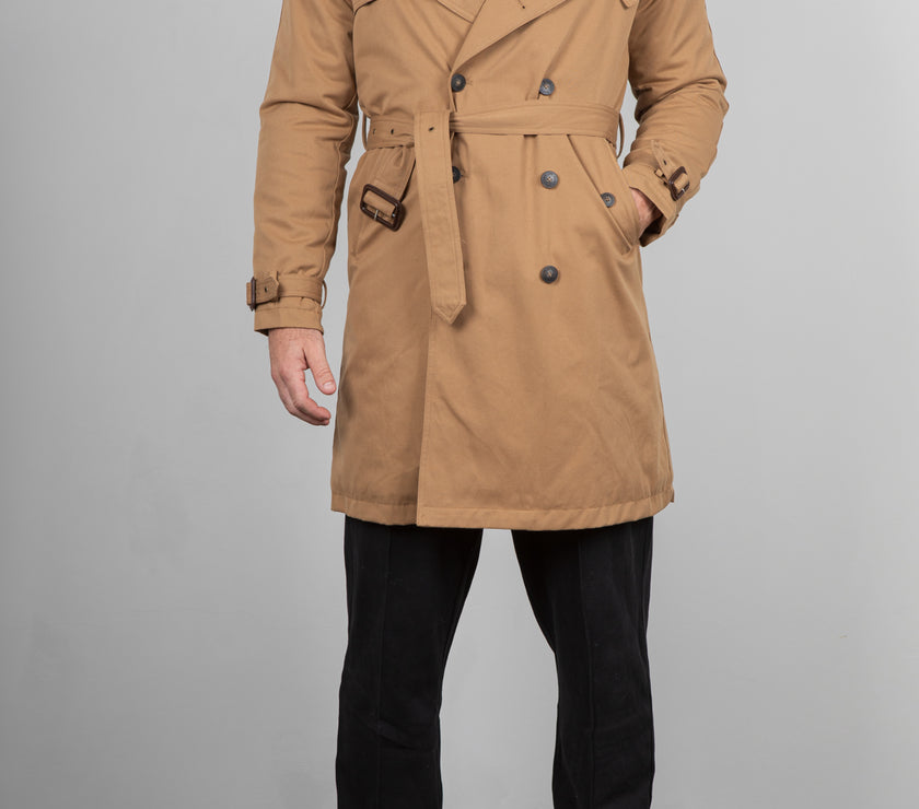 Trench GIANNI LUPO - TABACCO GL5207BD