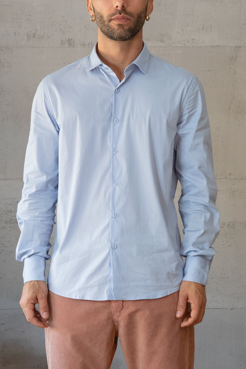 Camicia TELAMIRA - TE003 CELESTE