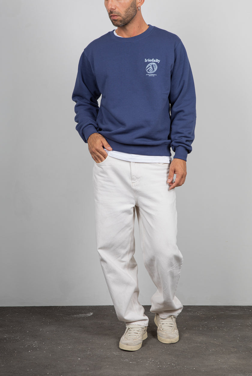 Felpa IRIEDAILY - CROWN BLUE 215D391