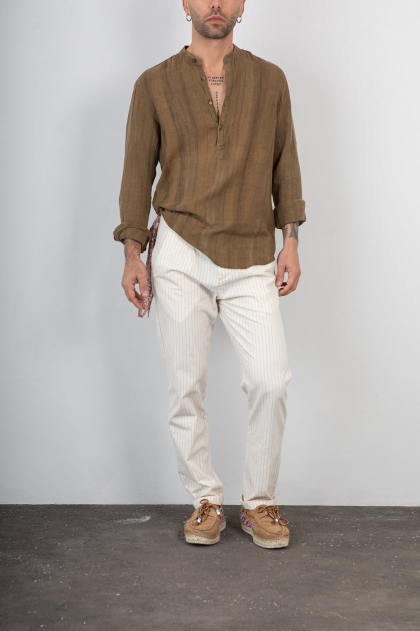 Camicia serafino GIANNI LUPO - GL136DA MOKA