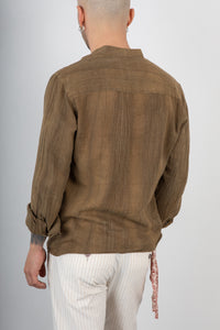 Camicia serafino GIANNI LUPO - GL136DA MOKA