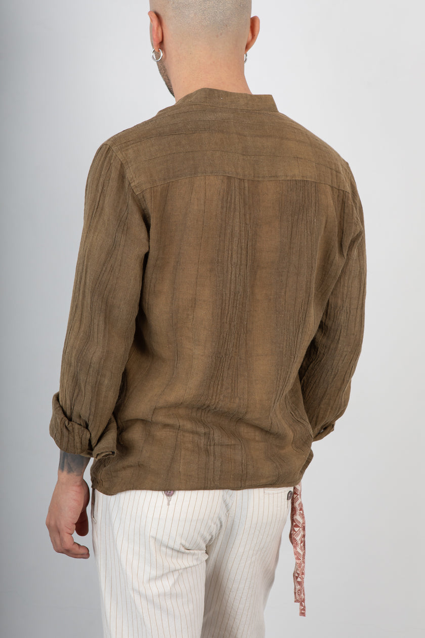 Camicia serafino GIANNI LUPO - GL136DA MOKA