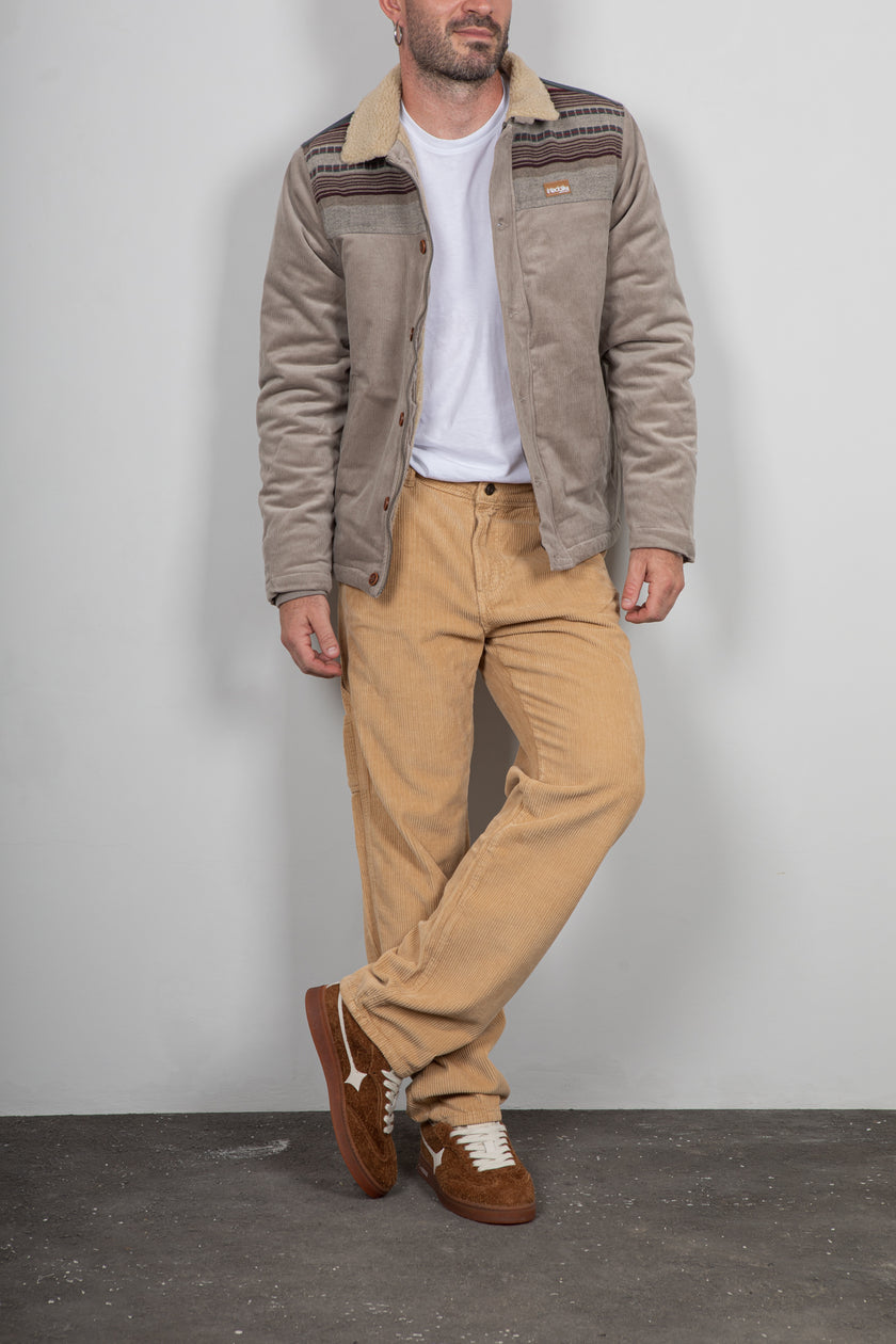 Giubbotto velluto IRIEDAILY - TRAPAS KHAKI