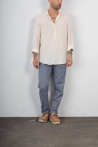 Camicia serafino GIANNI LUPO - GL135DA BEIGE