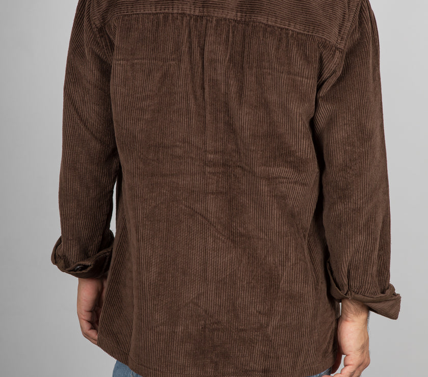 Giacca camicia velluto GIANNI LUPO - COFFEE GL7820S