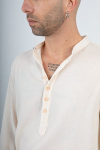 Camicia serafino GIANNI LUPO - GL135DA BEIGE