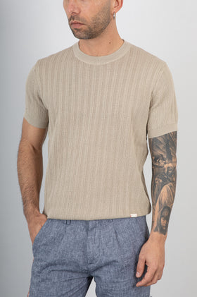 T-shirt traforata GIANNI LUPO - GL35338 BEIGE