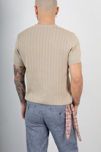 T-shirt traforata GIANNI LUPO - GL35338 BEIGE
