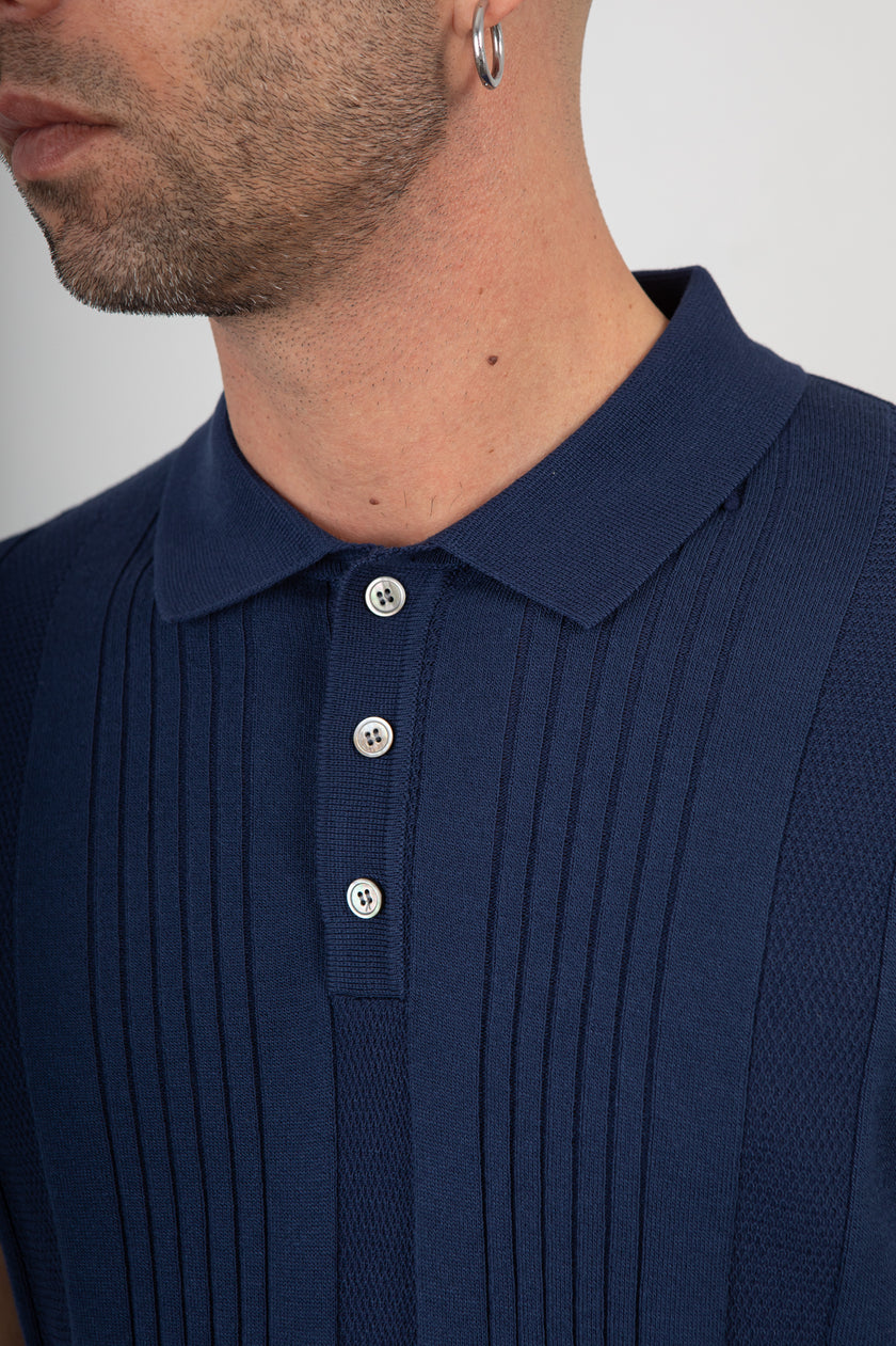 Polo GIANNI LUPO - GL35337 NAVY