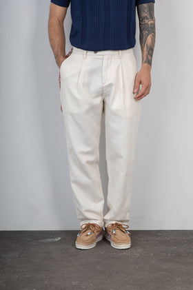 Pantalone misto lino TREZ - PLUTO-2215 NATURALE 623