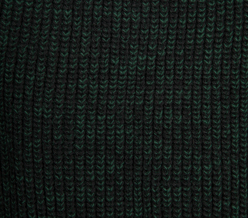 Maglione costa inglese TELAMIRA - NERO/VERDE MA2060