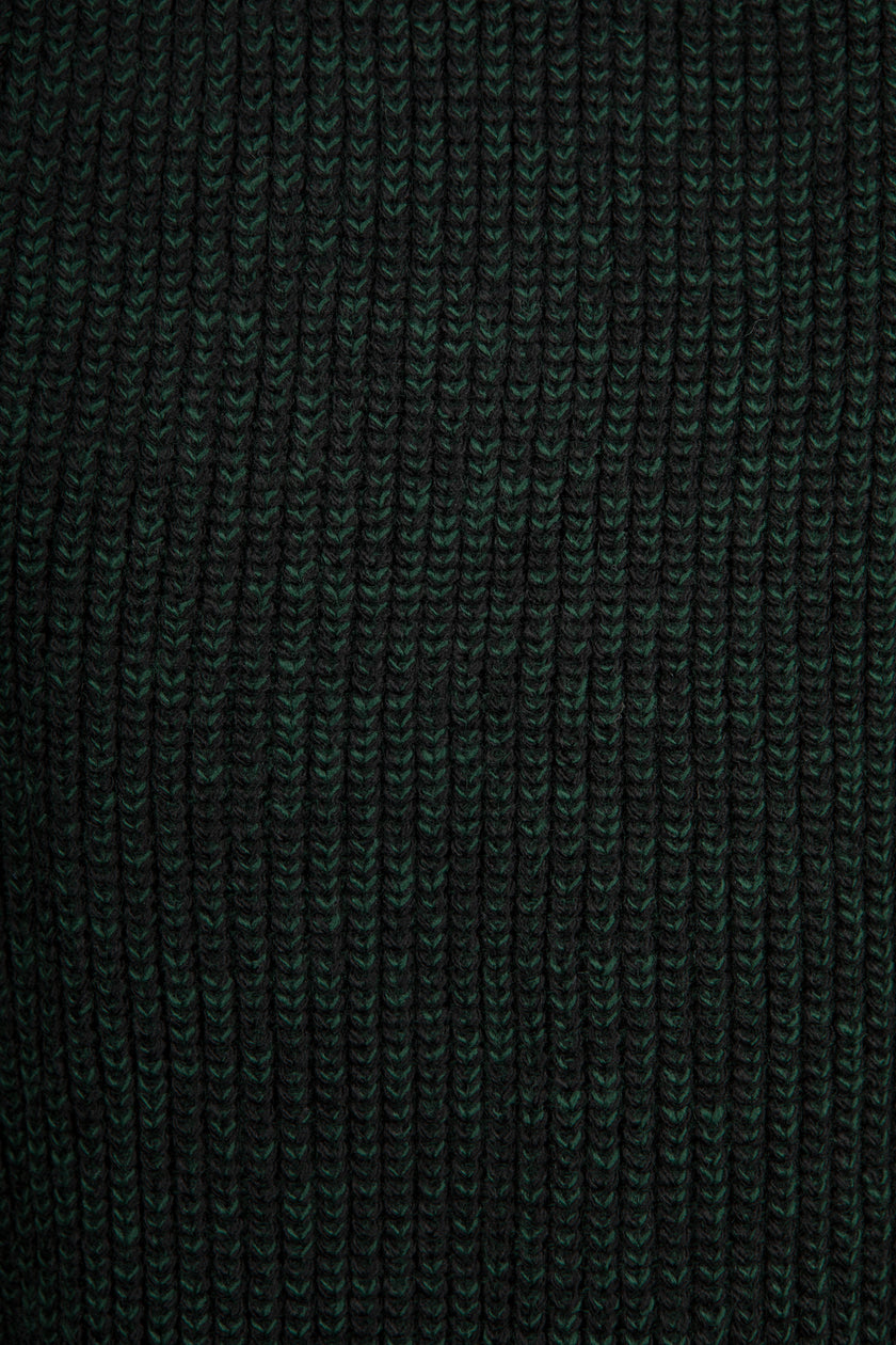 Maglione costa inglese TELAMIRA - NERO/VERDE MA2060