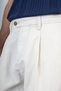 Pantalone misto lino TREZ - PLUTO-2215 NATURALE 623