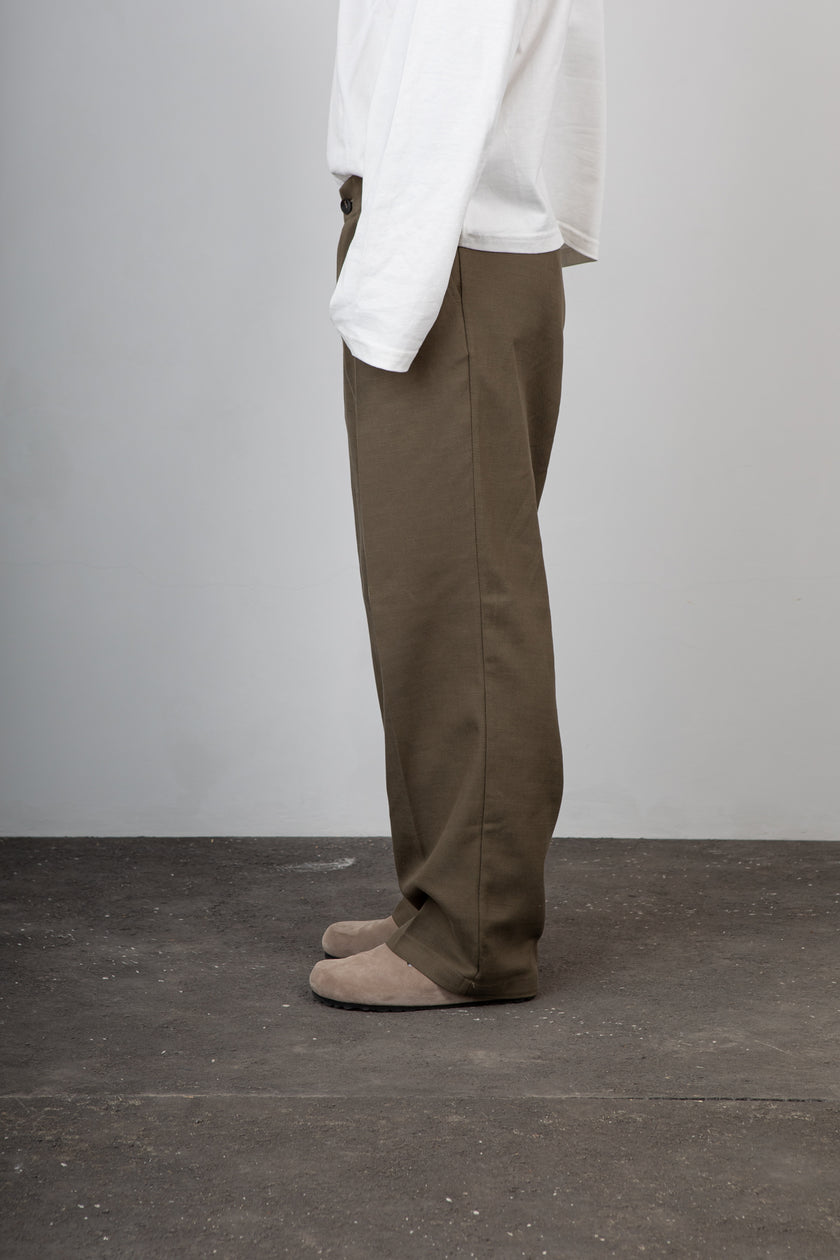 Pantalone palazzo STILOSOPHY - BAHREIN VERDE MILITARE