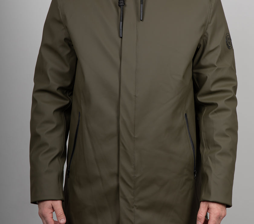 Parka gommato INDICODE - VERDE 15-865