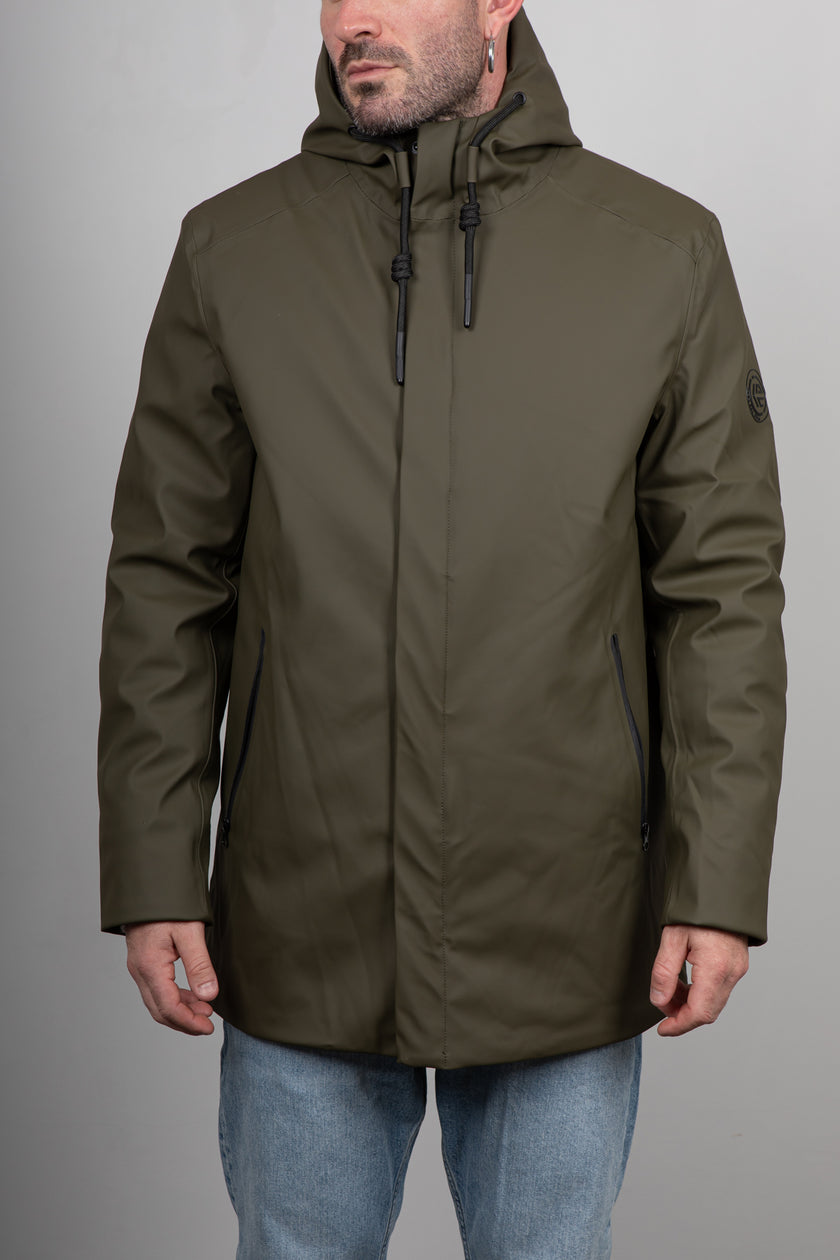 Parka gommato INDICODE - VERDE 15-865