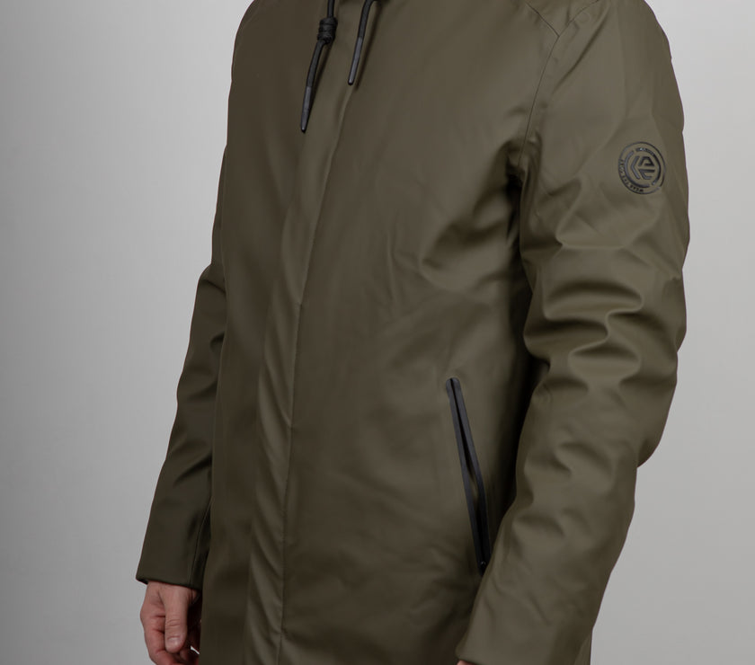 Parka gommato INDICODE - VERDE 15-865
