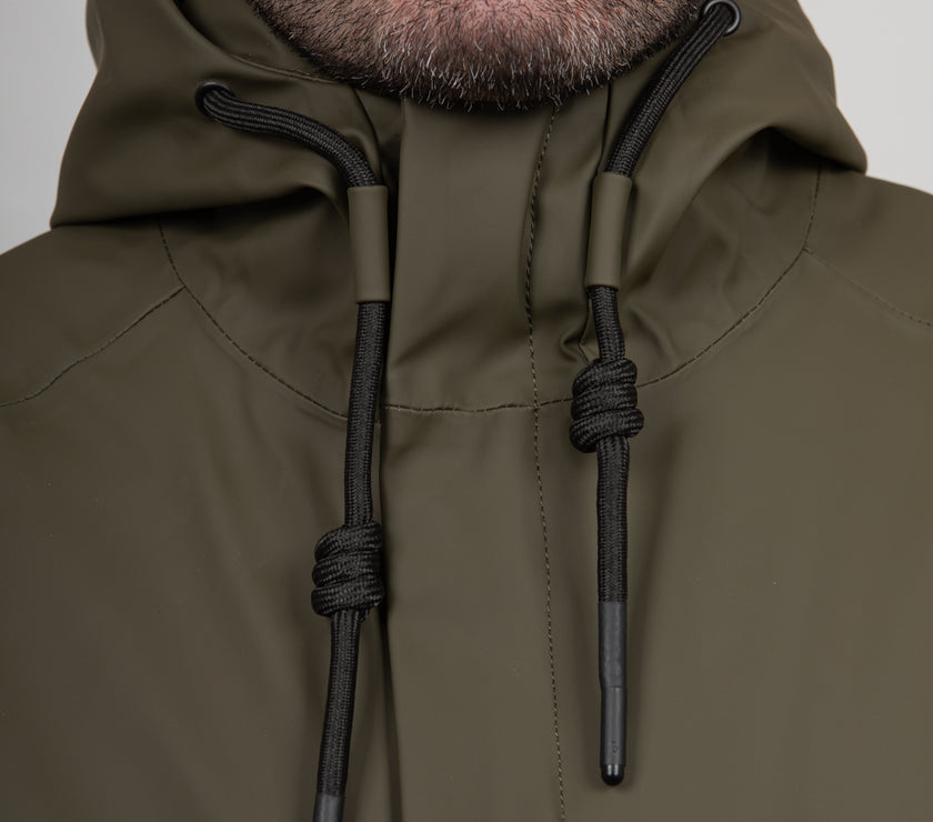 Parka gommato INDICODE - VERDE 15-865