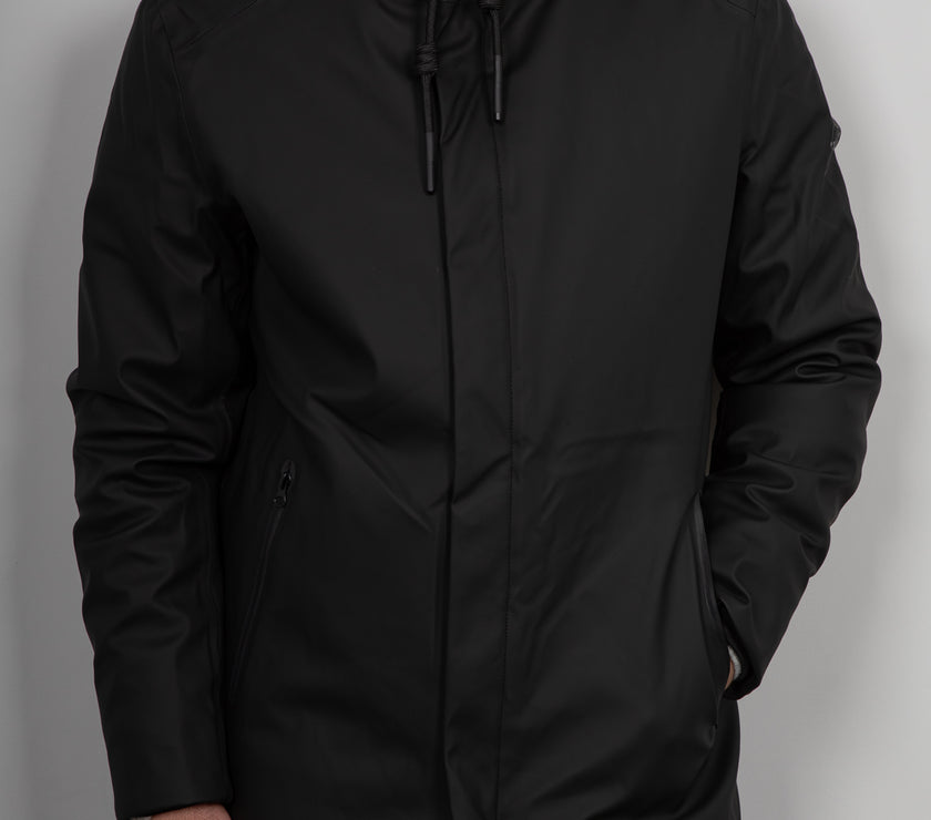 Parka gommato INDICODE - NERO 15-865