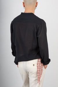 Camicia coreana TREZ - CENZO NERO 267