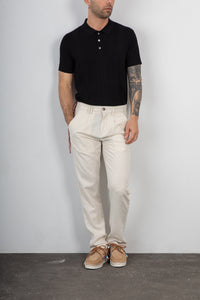 Pantalone misto lino TREZ - PURO-2233 ECRU' 614